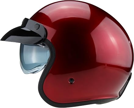 ViPER RSV06 Open Face Motorcycle Helmet With Inner Sun Visor - Road Legal ECE2206 Approved Scooter Motorcycle Crash Jet Motorbike Helmets For Chopper Moped Electric Scooters Bike Helmet Men