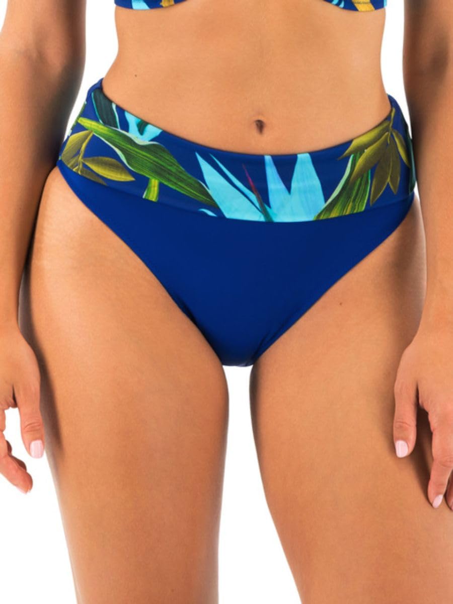 Fantasie 503977 Pichola Fold Bikini Brief Tropical Blue