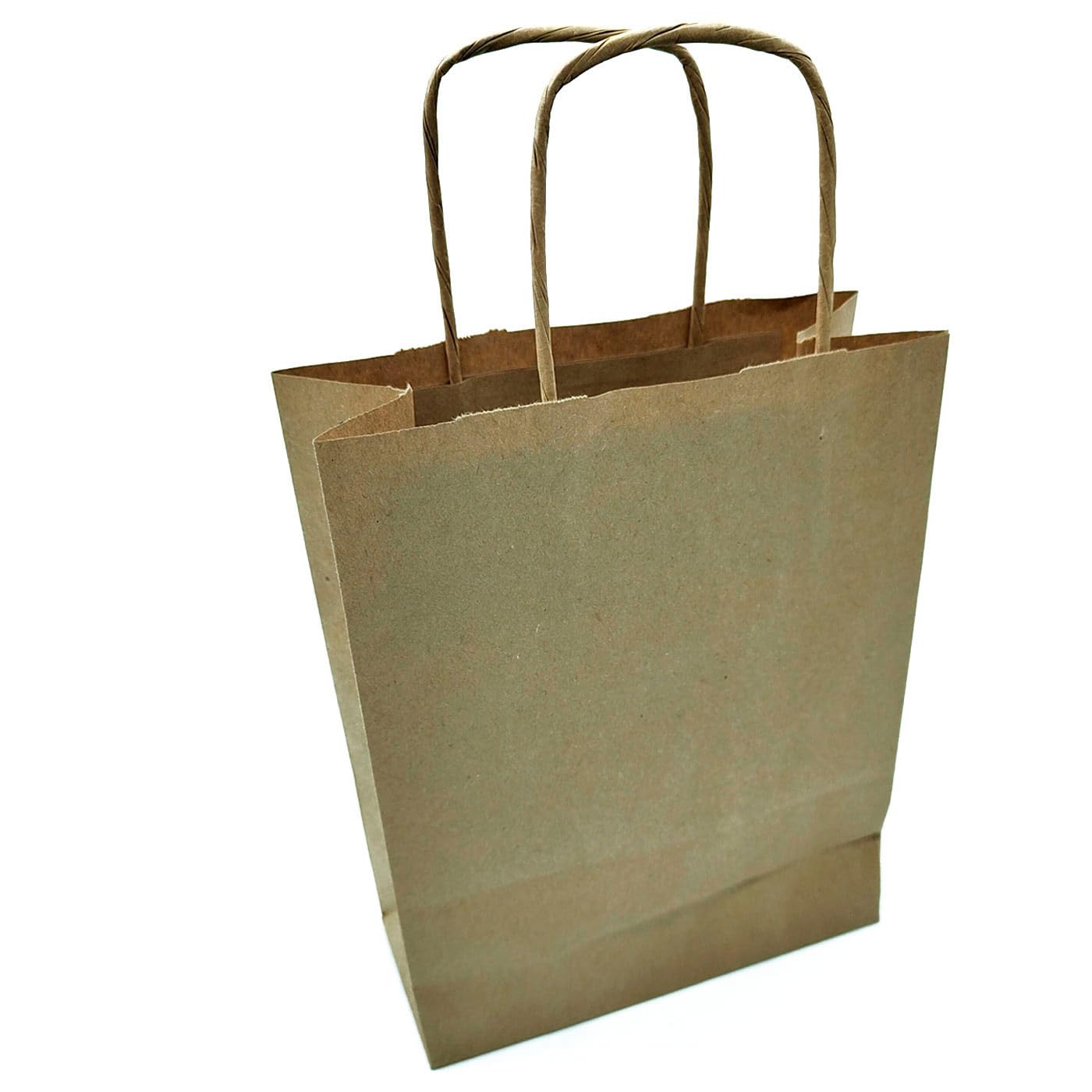 Acan Tradineur - Pack de 50 Bolsas Kraft XL - Fabricados en Papel Kraft - Ideal para Fin de año y año Nuevo - 46 x 40 x 18 cm - Color Natural