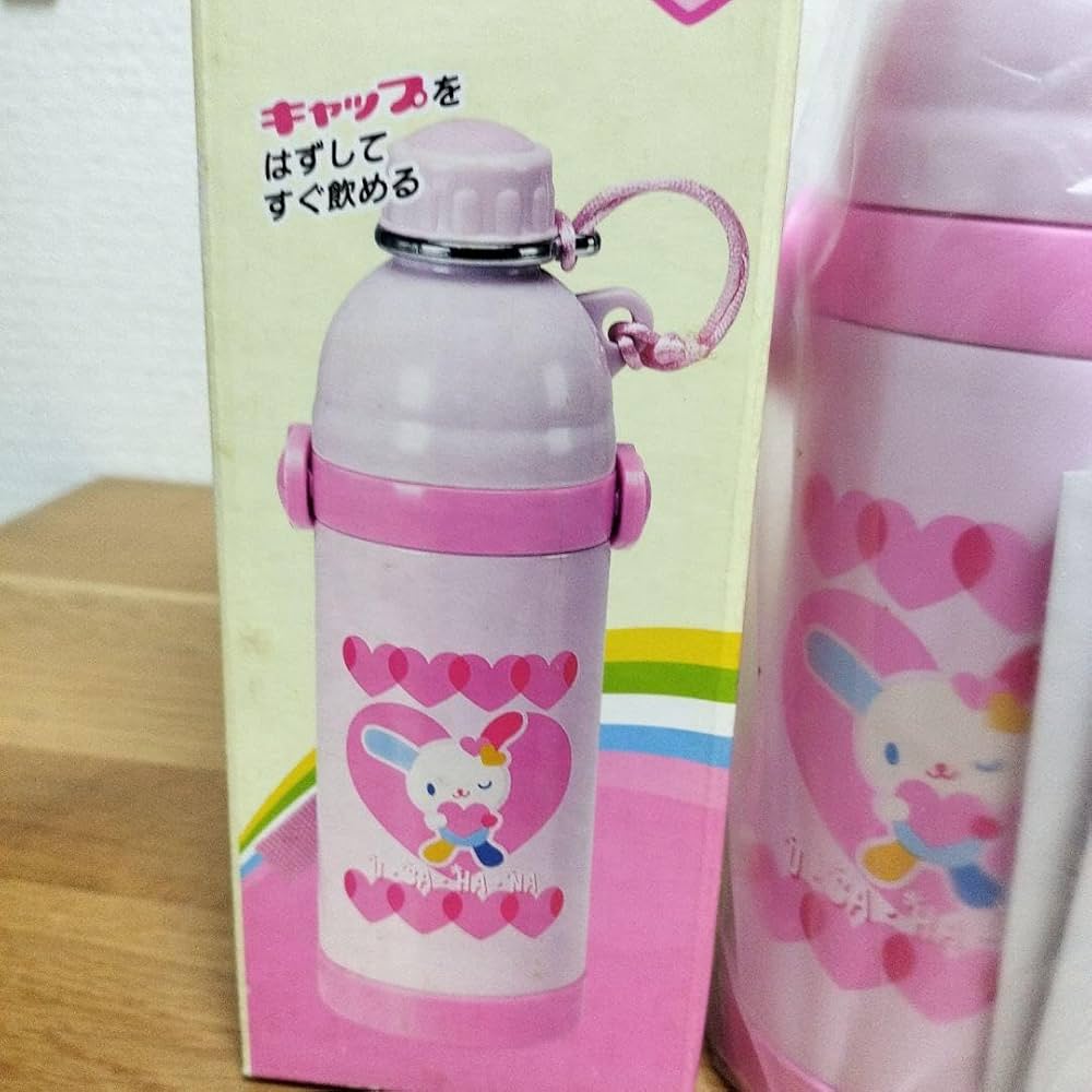 当時物　2003年　初期　ウサハナ　ストローポッパー　水筒　激レア 平成レトロ 当時物 2003年 初期 ウサハナ ストローポッパー 水筒 激レア