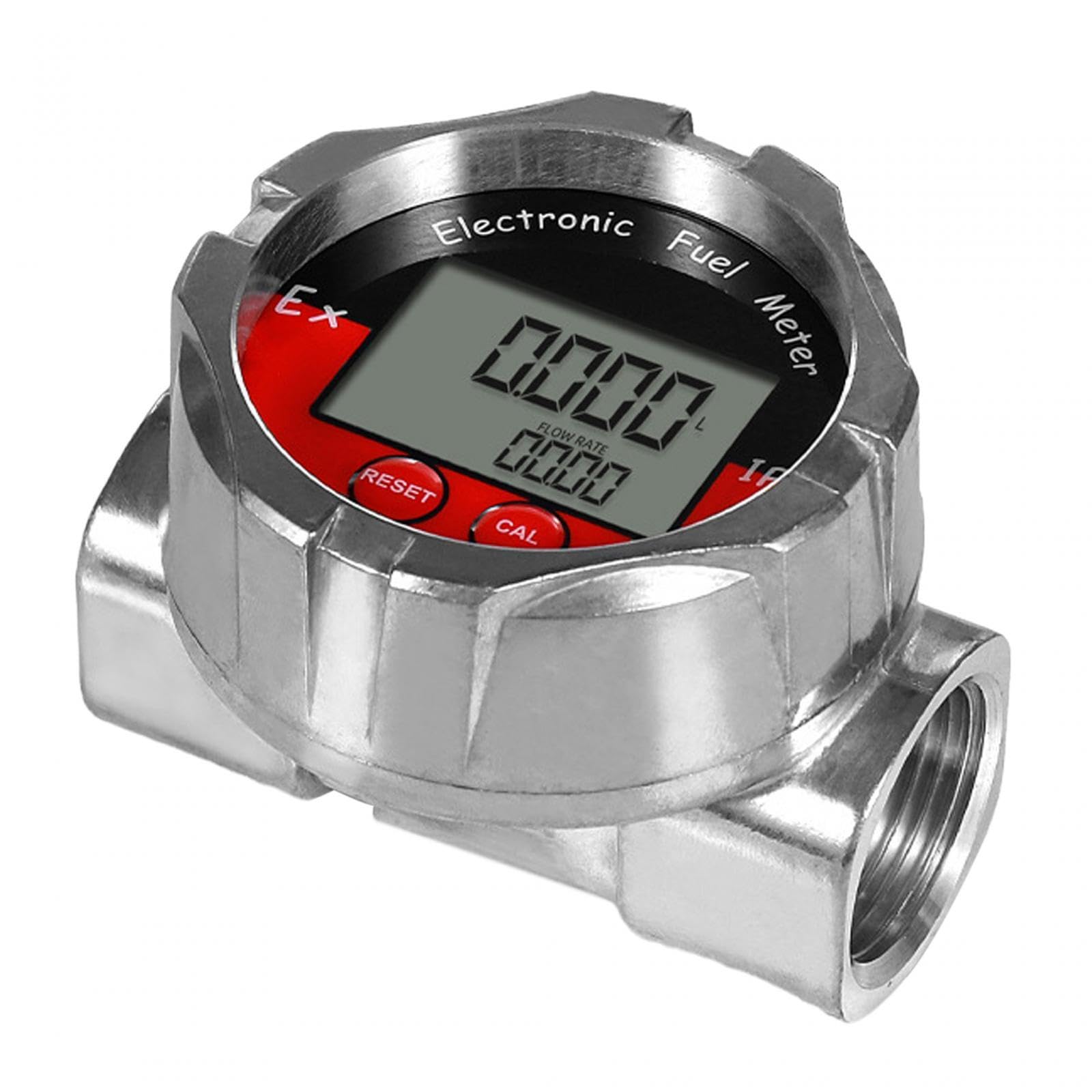 Compteur Compact et Robuste avec Filetage,Argent,93 x 32 x 68 mm