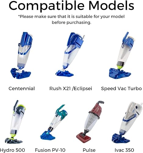 Miniatura 4 de FABMODE Paquete de 5 filtros de vacío de repuesto de algodón para Pool Blaster Bolsa limpiadora de piscinas Centennial, Eclipse, Ivac M3, Ivac 350,