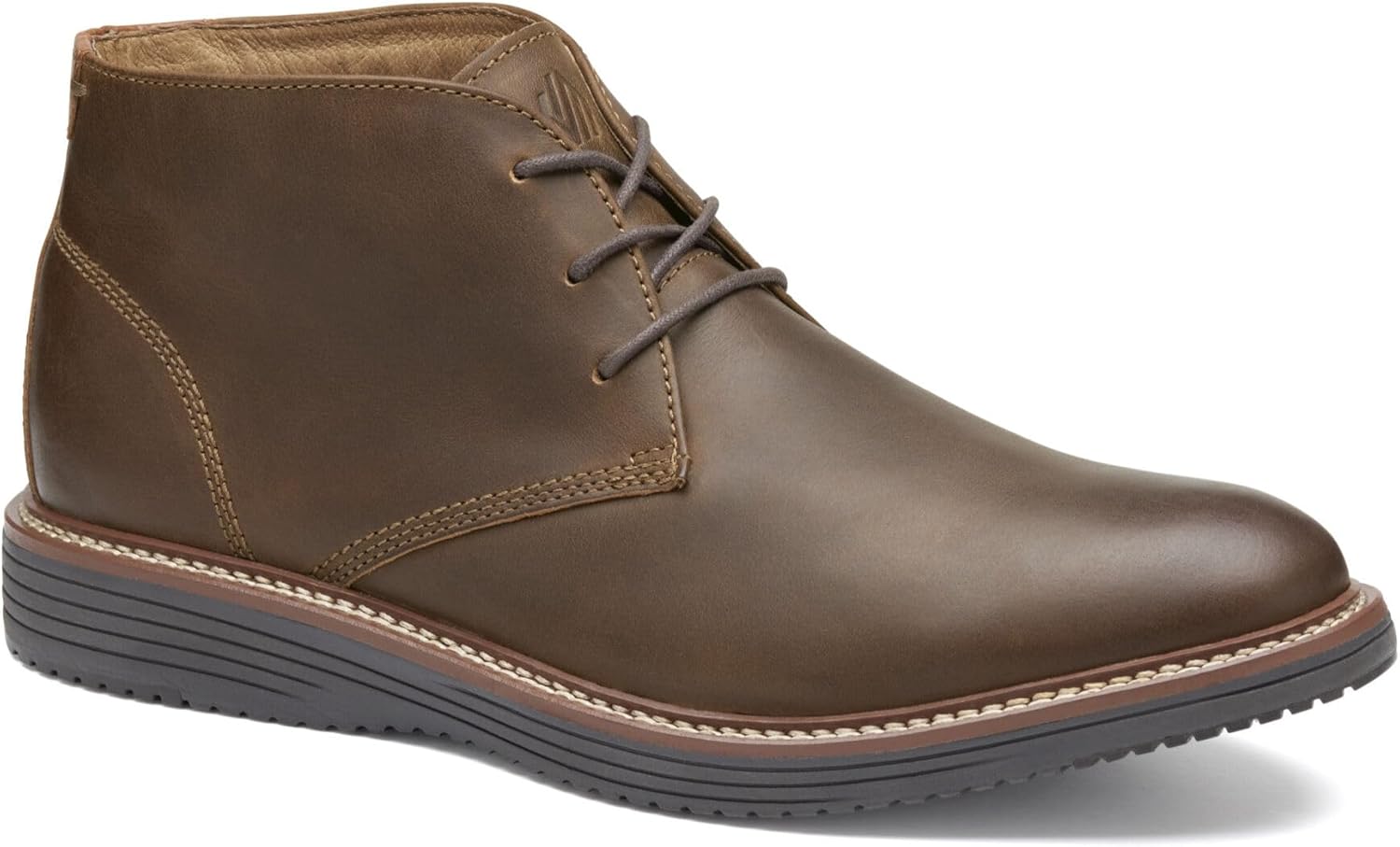 Johnston & Murphy Men's Hodges Chukka Shoe, Tan Oiled Full Grain, 10 M