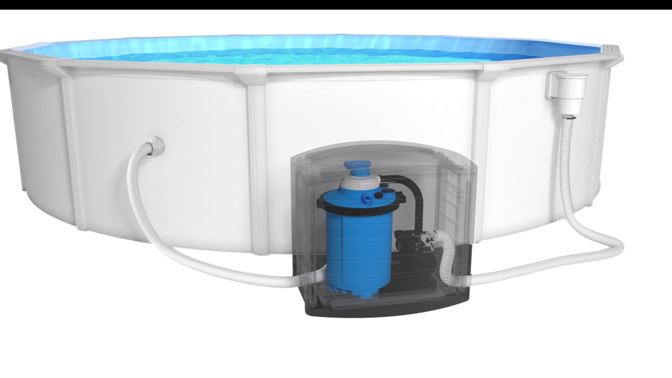 STEINBACH Pool Technikbox – 036600 – Hochwertige Box zum Schutz von Pooltechnik und Pool-Equipment – Witterungs- und chemiebeständig sowie geräusch- und temperaturisolierend