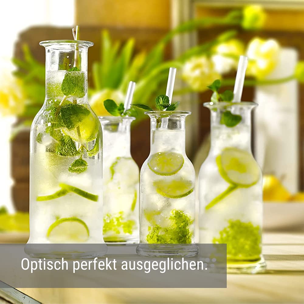 Stölzle Lausitz Glaskaraffe Purity / 6er Set Karaffen 750 ml/Hochwertige Karaffe Glas geeignet als Wasserkaraffe, Karaffe für Limonade, Weinkaraffe/bruchresistent und spülmaschinenfest