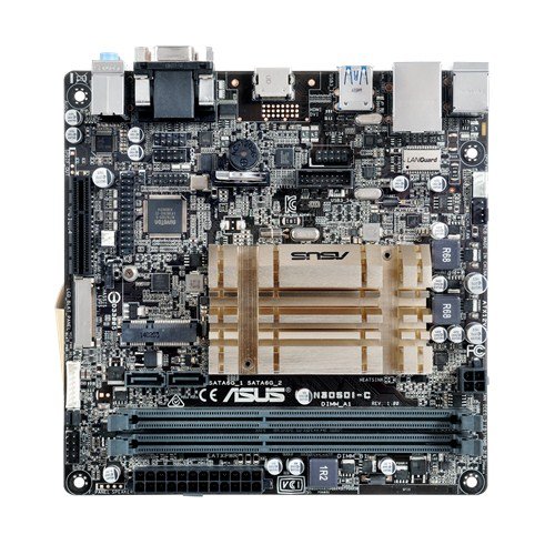 Asus Braswell Scheda Madre Intel N3050I-C, Nero