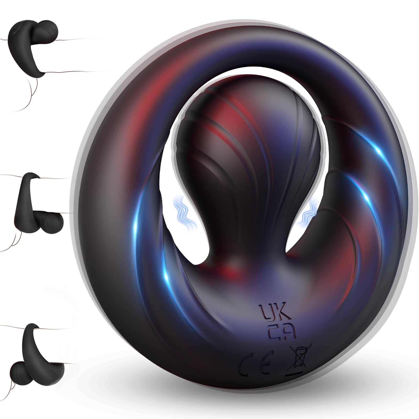 Anello da 6 mm His & Hers / Real Love conc uore, per coppie e Uomo