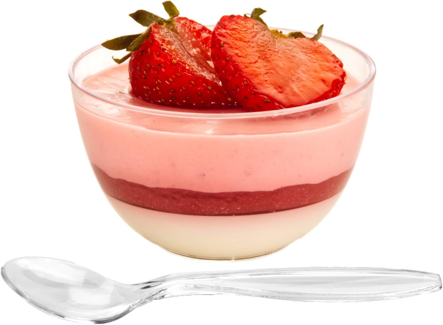 Flаѕh Dеаlѕ - 70% оƒƒ 48 ct 4 oz Bowls with Spoons  by ImpiriLux (Pack of 48 cups + 48 spoons)