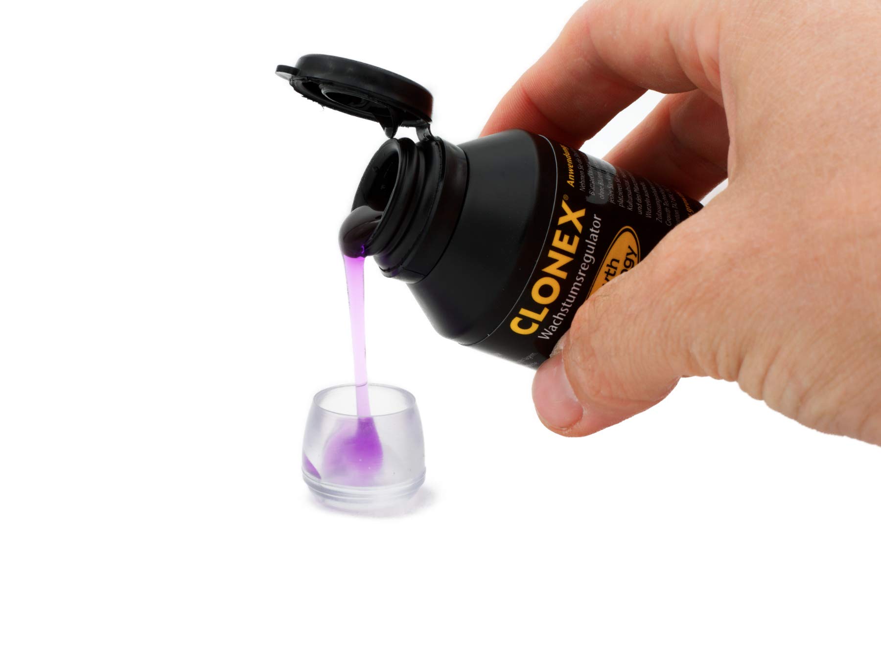 Tauro - Set da 3 flaconi da 50 ml con contenitore per l'immersione di talee (ormone della radice, gel rooting, stimolatore radicale) (Clonex confezione da 3 pezzi con contenitore)