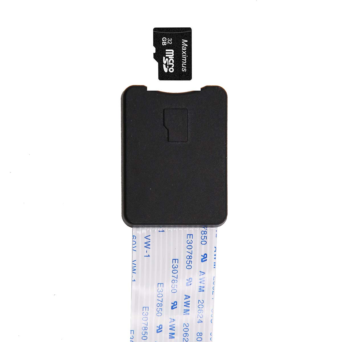 Cavo Prolunga Adattatore Flessibile 48cm Da Micro SD A SD Per Auto