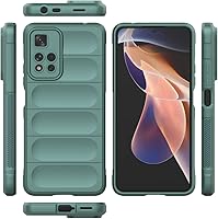 Vista 21 de Funda para Xiaomi Redmi Note 12 Pro+, TPU teléfono móvil funda suave para Xiaomi Redmi Note 12 Pro Plus 5G 22101316UCP Funda Verde