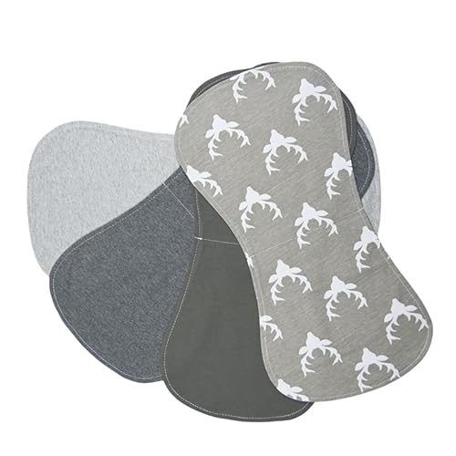 Miniatura 2 de Juego de paños para eructos para bebés curvos absorbentes y suaves paquete de 4