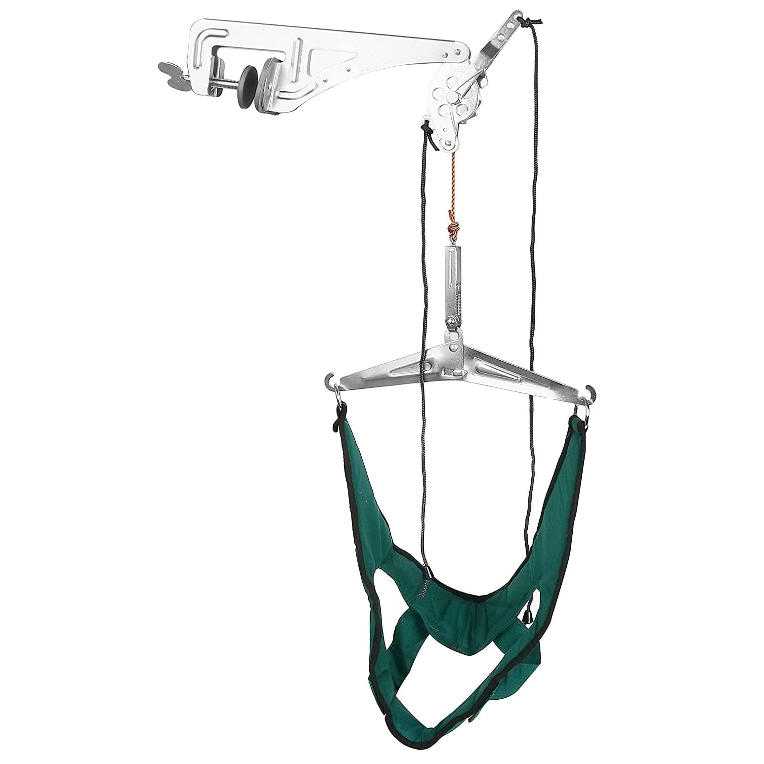 Dispositif de Traction cervicale, dispositifs Portables de soulagement du Cou à Double cliquet, écharpe de Cou de Soutien par-Dessus la Porte, pour soulager Les douleurs cervicales