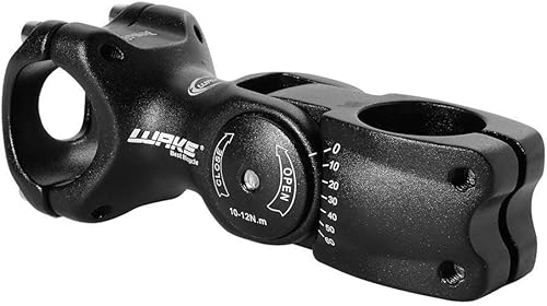 Miniatura 3 de Aleación de aluminio 0-60 grados 4.331 in ajustable para manillar de bicicleta, extensor elevador para bicicleta, bicicleta de montaña MTB,