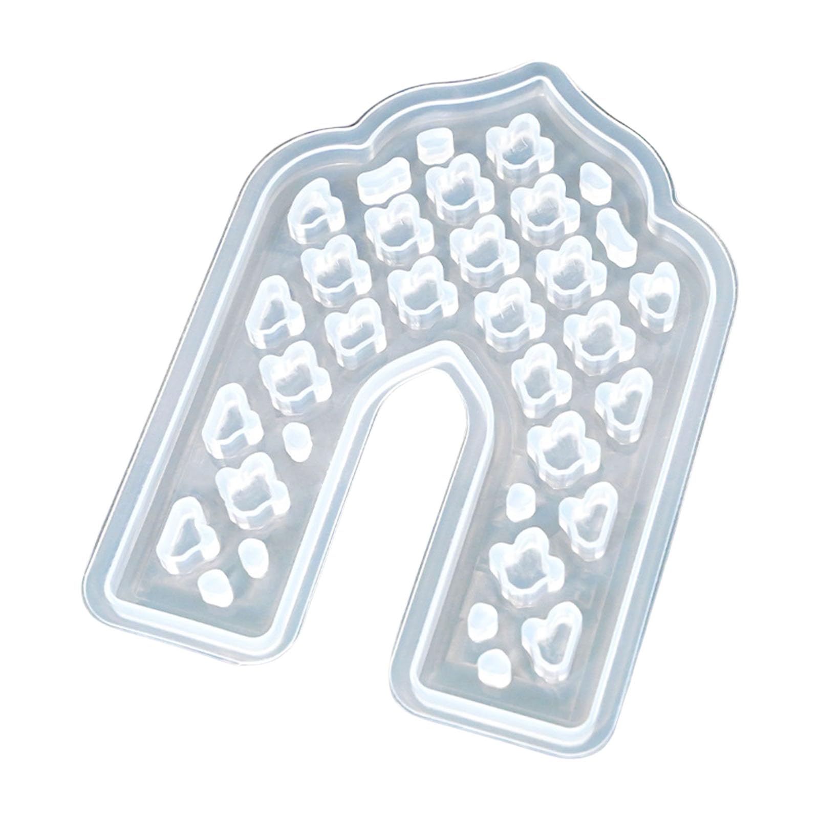 Xjdzineq Shape Silicone Molds for Holder Gypsum Decoration Silicones Tealight Holder Epoxy Resin Silicone Mold Fondant