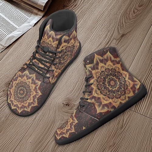 Image of Binienty Zero Drop Sole Barefoot Men's Women's PU Leather Flat Minimalist Barefoot Sneakers Athletic Shoes Waterproof