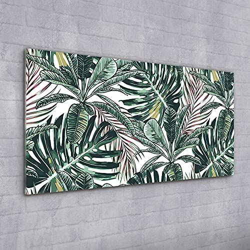 Art murale tropics palm photo acryl pour deco de chambre 100x50cm - 2