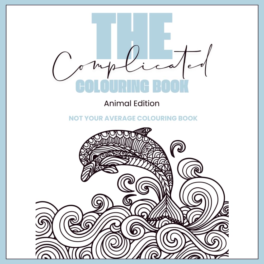 The Complicated Colouring Book: Animal Edition #1