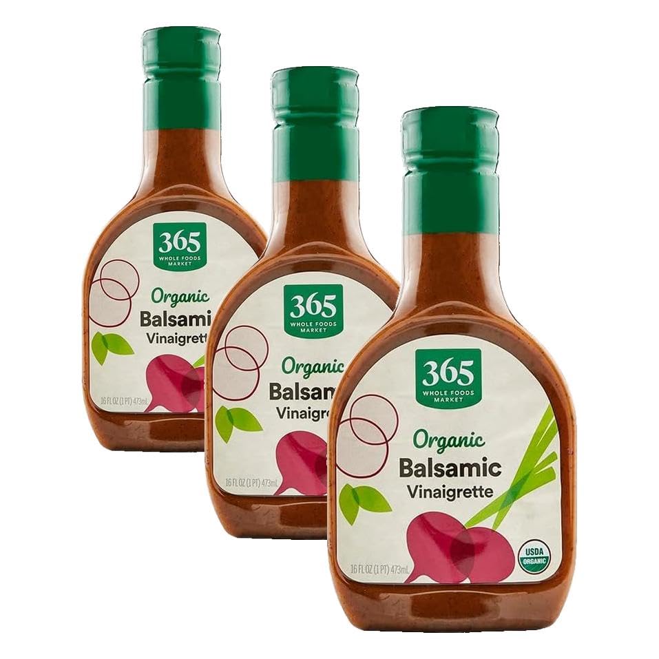Amazon.com: 365 by Whole Foods Market, Organic Balsamic Vinaigrette, 16 Fl Oz (Pack of 3) Amazon.com: 365 by Whole Foods Market, Organic Balsamic Vinaigrette, 16 Fl Oz (Pack of 3)