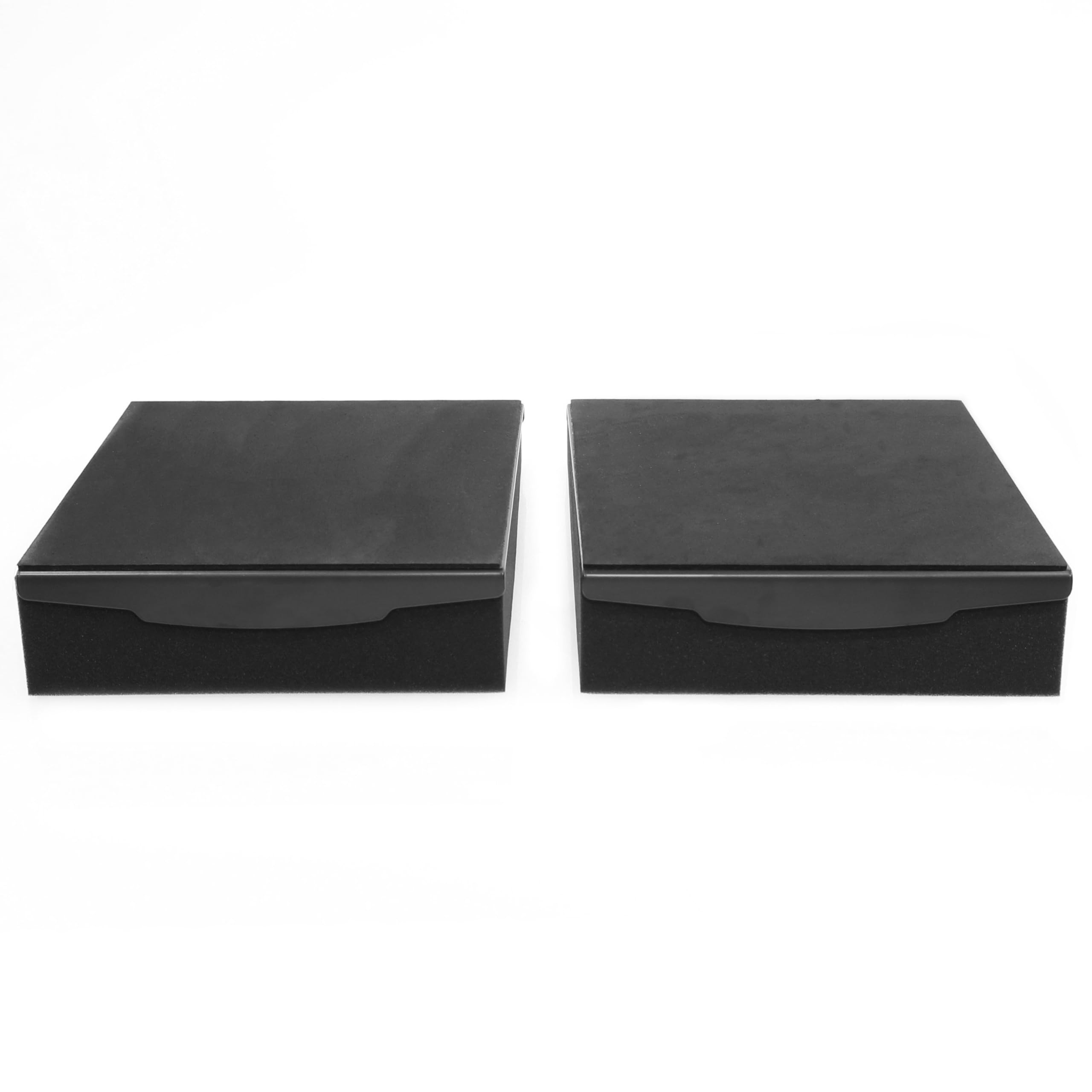 Plugger Monisoft 8 PRO Support d'Enceinte de Monitoring pour Enceintes jusqu'à 8", Mousse Haute Densité et Renfort Métal, Inclinaison Modulable, Isolation Acoustique Charge Max 15kg Dim : 263x330x72mm