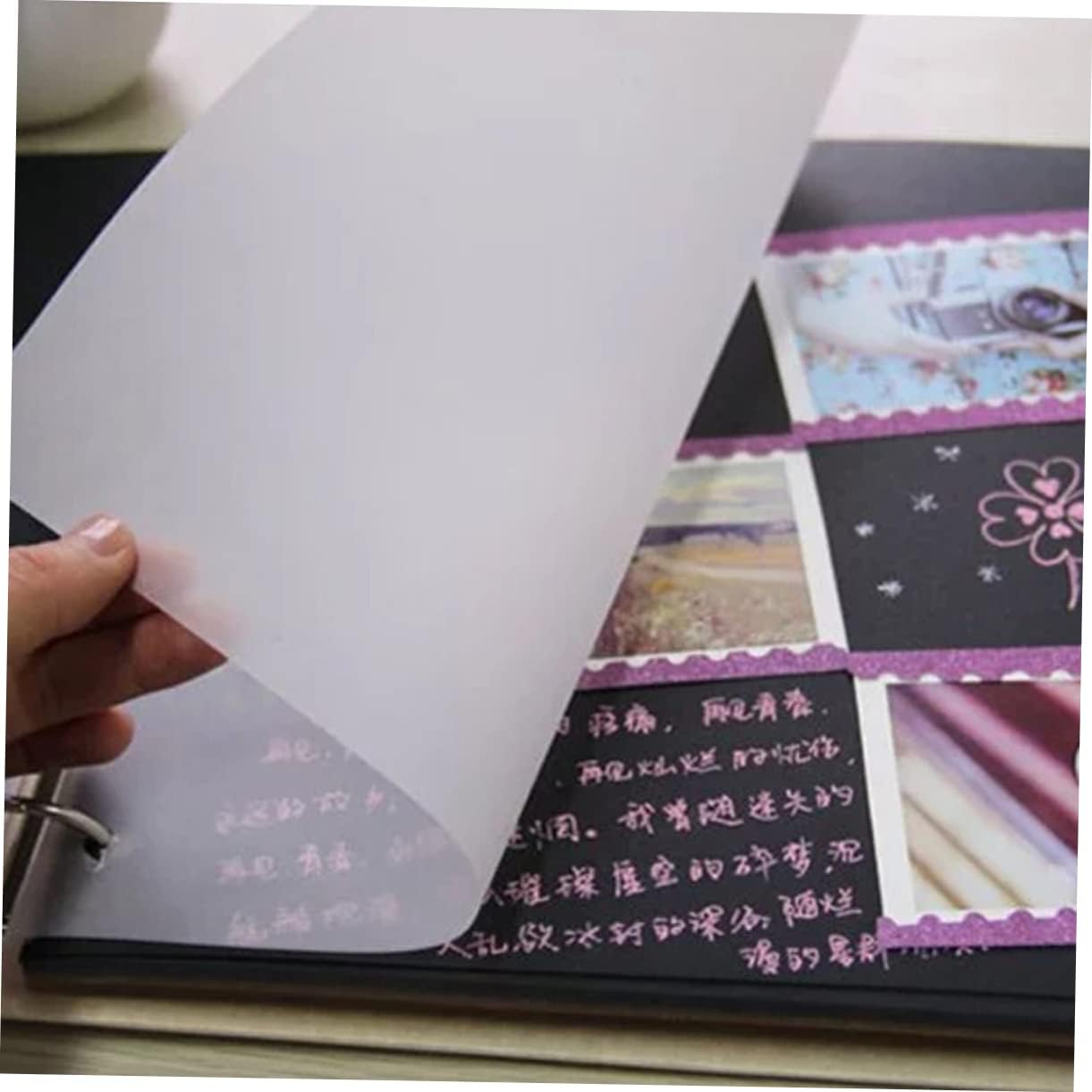 PHENOFICE 16k Tracing Paper 100 Sheets Translucent Copying Paper for Drawing Writing Calligraphy for Pens
