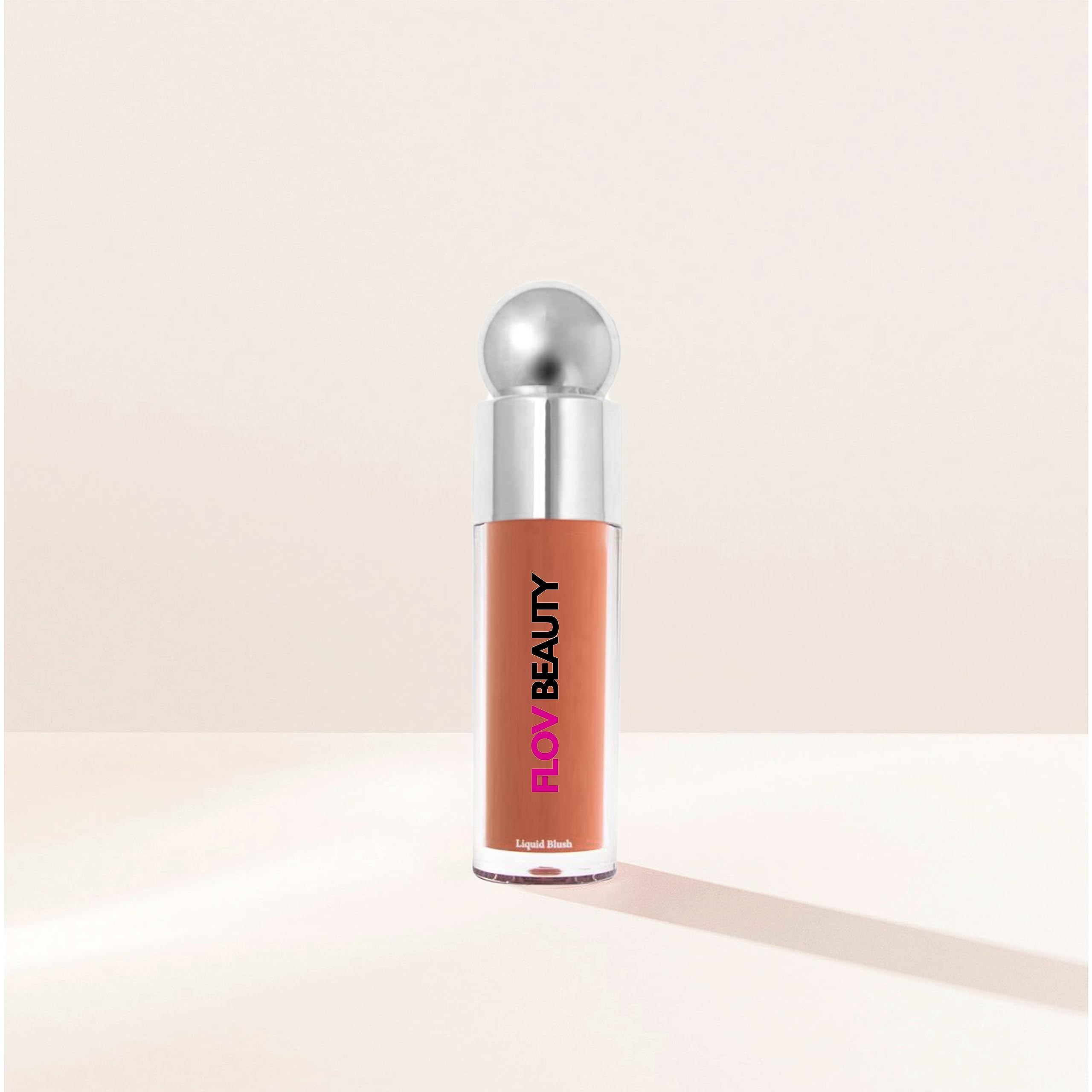 Flov BeautyUrbanGlow Liquid Blush: Gentle Creamy Face Blush, Provides a Naturally Matte Appearance, Delivers Dewy Cheek Color, Lightweight Moisturizing Blend for a Smooth Finish…(Light Brown #2)