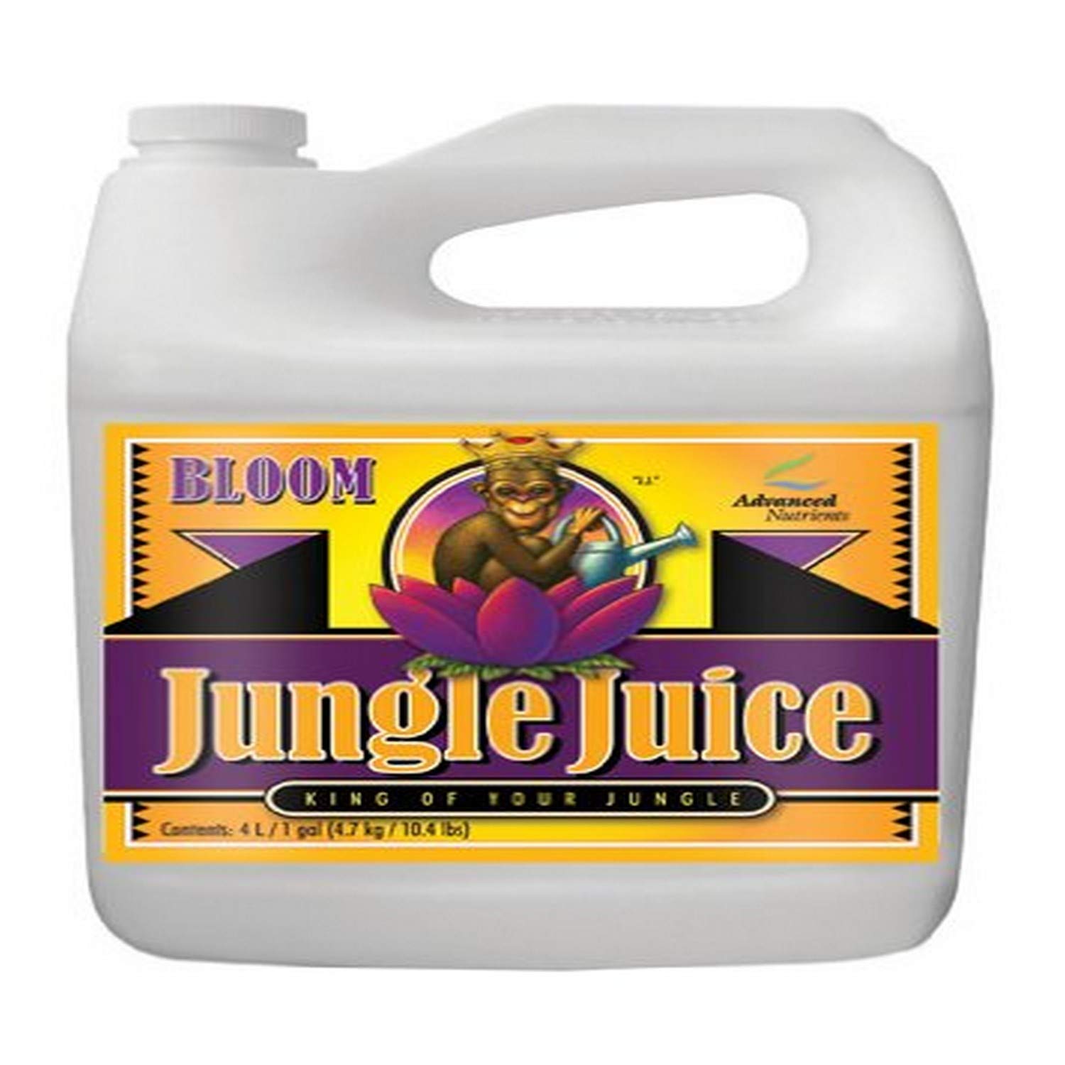 Advanced Nutrients 1700-15 Jungle Juice Bloom Fertilizer, 4 Liter, Brown/A