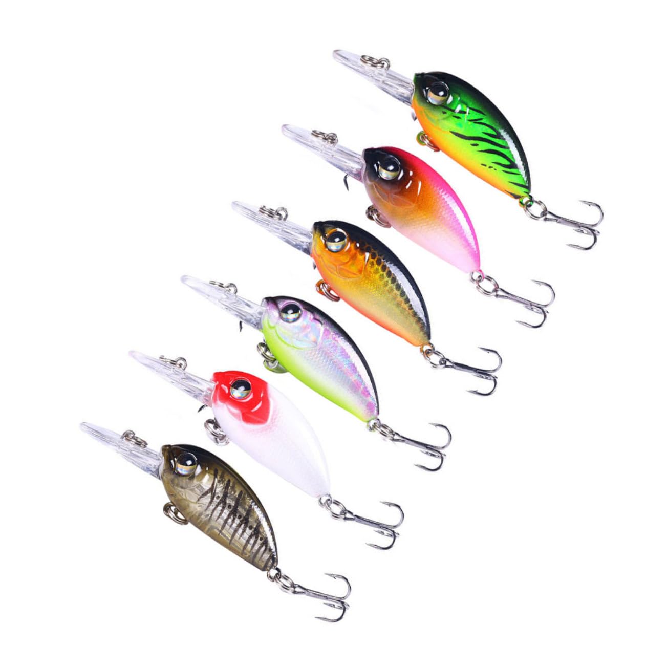 ibasenice señuelo Cebo pececillo señuelos cebos Buceo abordar Suministros de Pesca Artificial Cebo de Pesca señuelos de Pesca simulados AbS Colorful