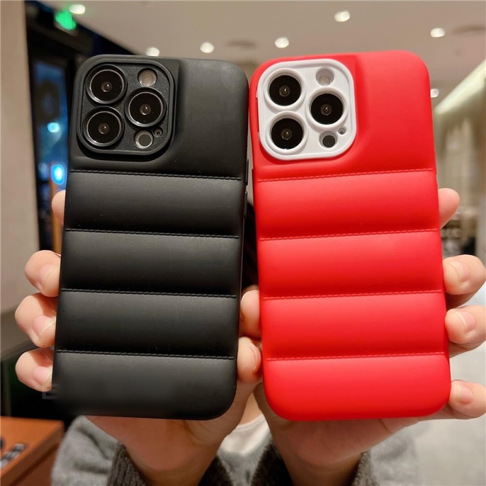Down Jacket Phone Case for iPhone 15 14 13 12 11 Pro Max XR