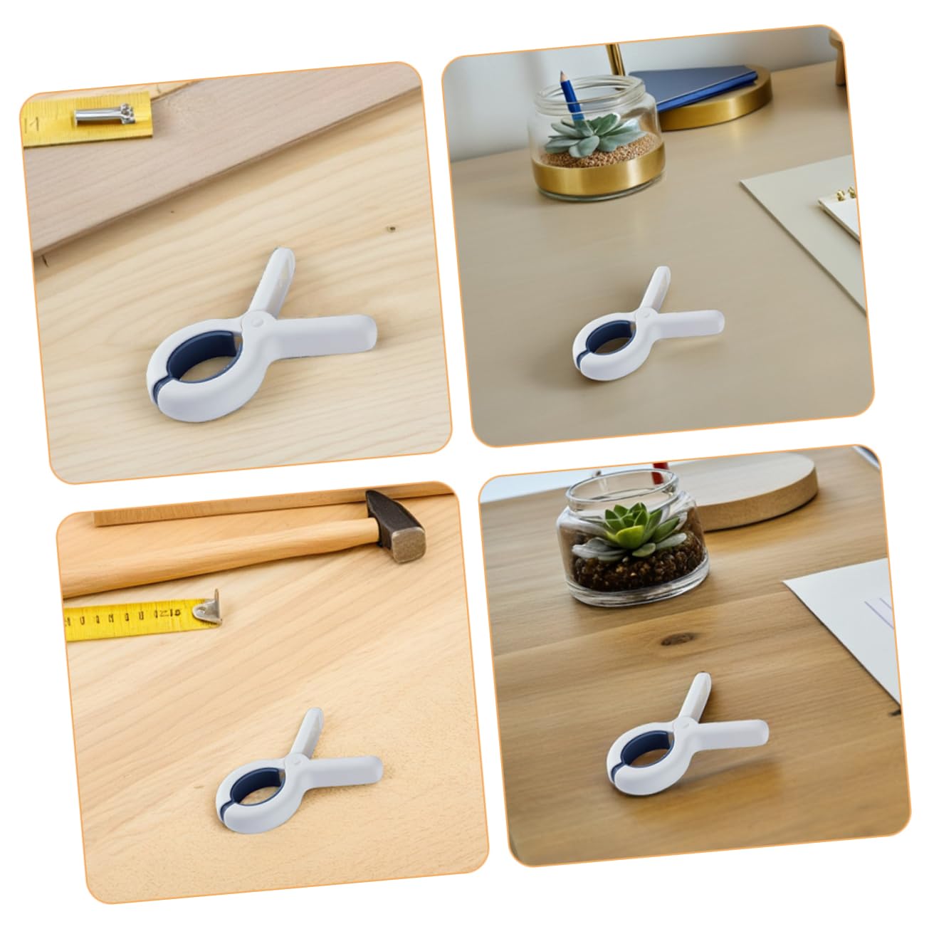 Pinzas para Tendedero 10 Piezas de Plástico Antideslizantes | Resistentes al Viento, Compactas y Ligeras, para Colchas y Toallas, Uso Doméstico y Viaje