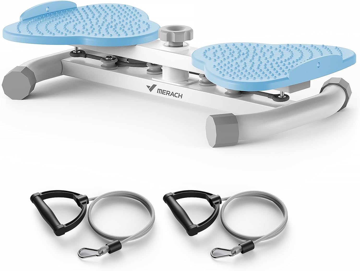 MERACH Waist Twister Machine Exercise, Ab Twist Board with 300 lbs Weight Capacity, Abs Workout for Slim Waist and Core Ab Exercise, Noiseless Home Gym Equipment for Women Men Blue