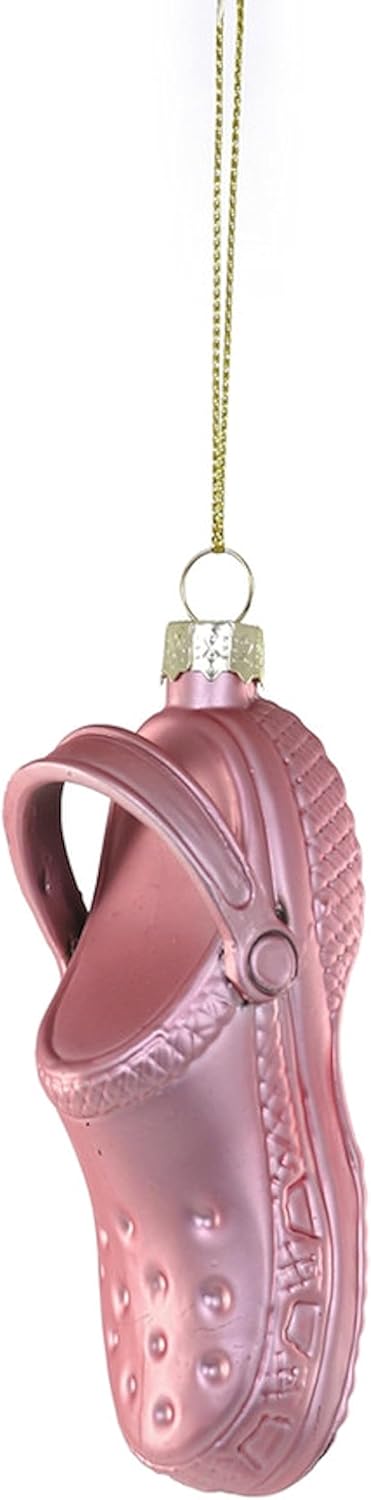 The Bridge Collection Pink Clog Shoe Ornament - Home for The Holidays - Christmas Tree Ornaments - Image 2