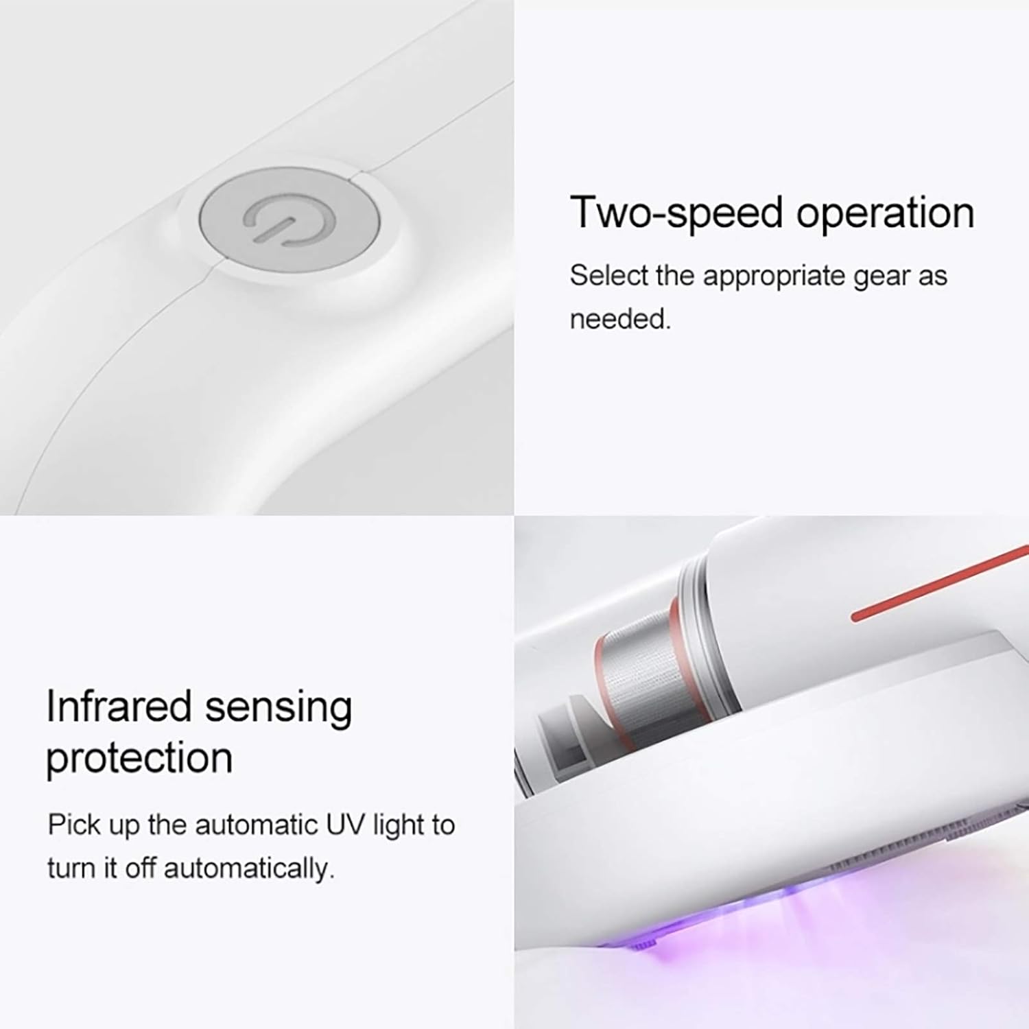 Two-Speed Operation and Infrared Sensing Protection