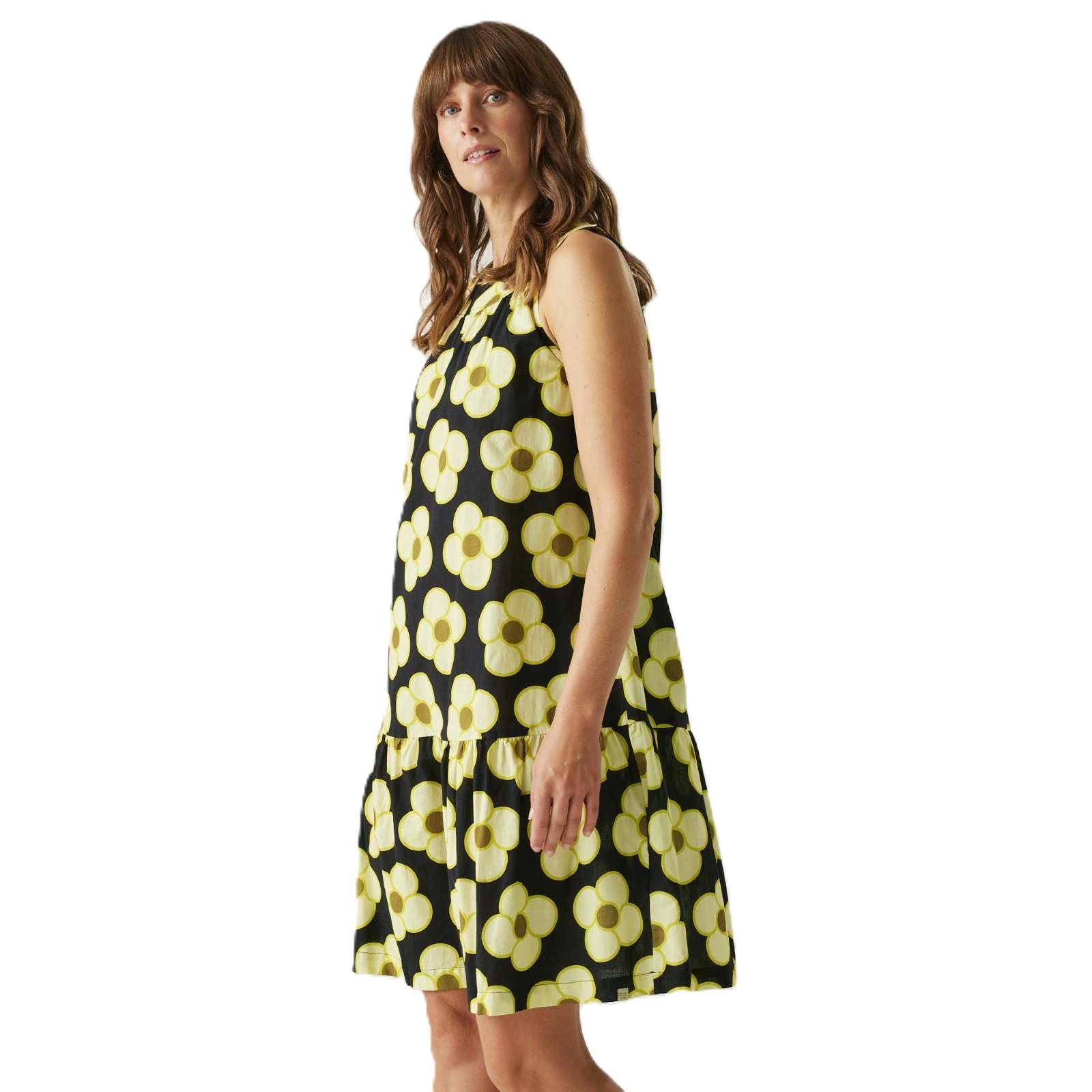 Regatta Women's Spinning Flower Black Orla Kiely Summer Ii Dress in Size 14, Sports Direct