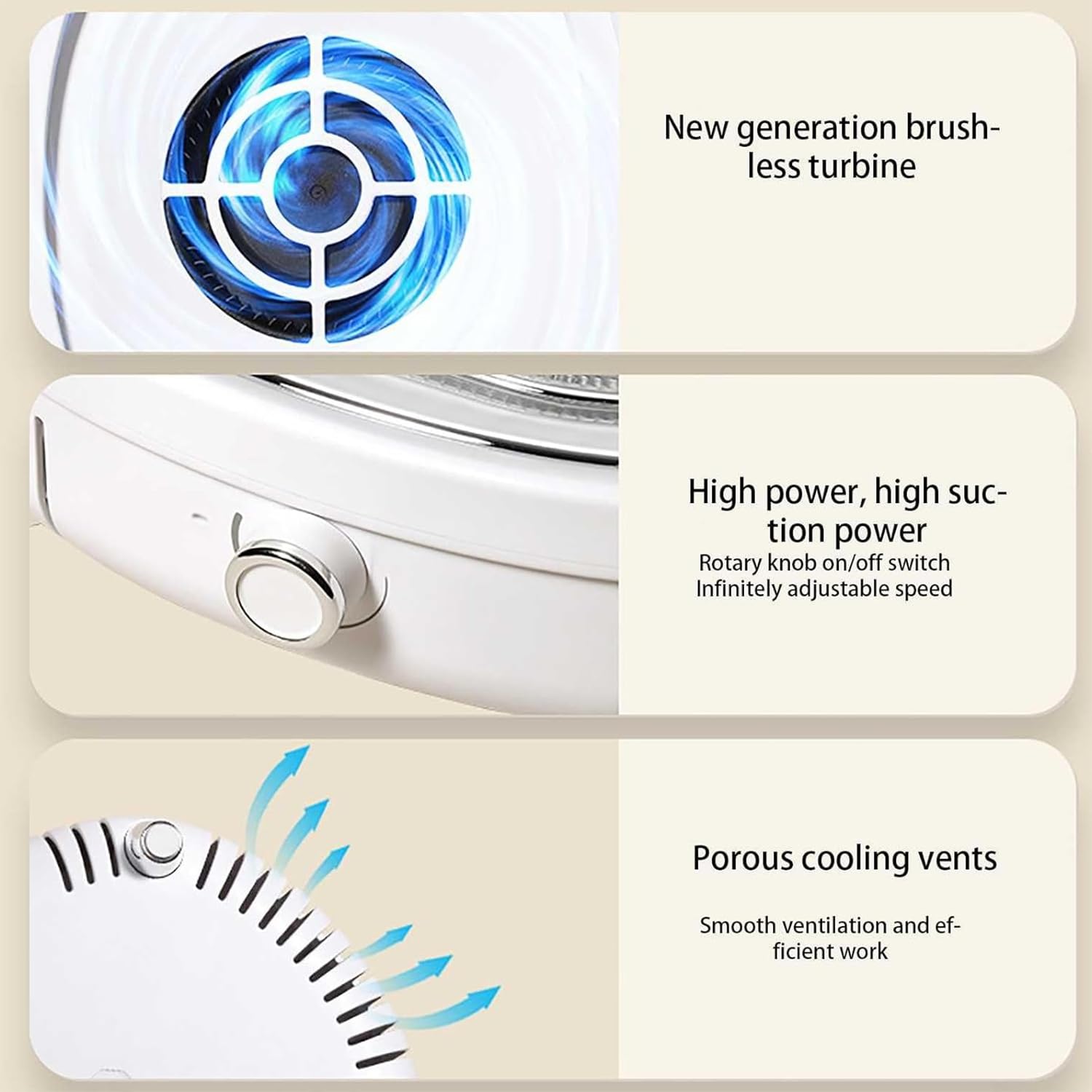 TsoLay Collecteur de poussière d'ongles, aspirateur de poussière d'ongles en Acrylique avec Filtre Couvercle supérieur magnétique, turboventilateurs puissants, Vitesse réglable, pour Salon et Maison