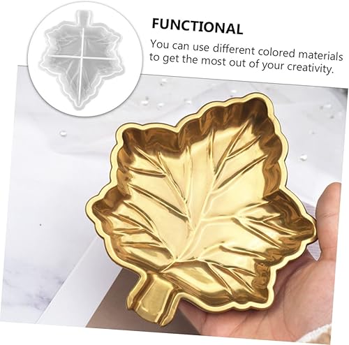 Miniatura 7 de SEWACC Molde de cenicero para bricolaje, moldes de silicona para bandeja de exhibición de resina, modelo de bandeja de joyería, moldes de adornos de