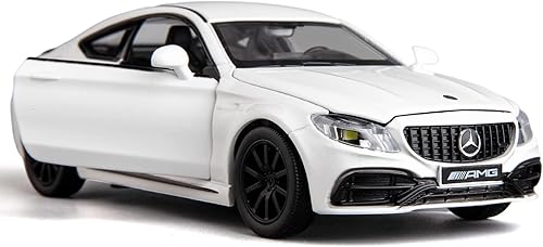 RMZ City Coche de aleación de fundición a presión 132 modelo Mercedes-Benz C63 AMG coche de juguete blanco