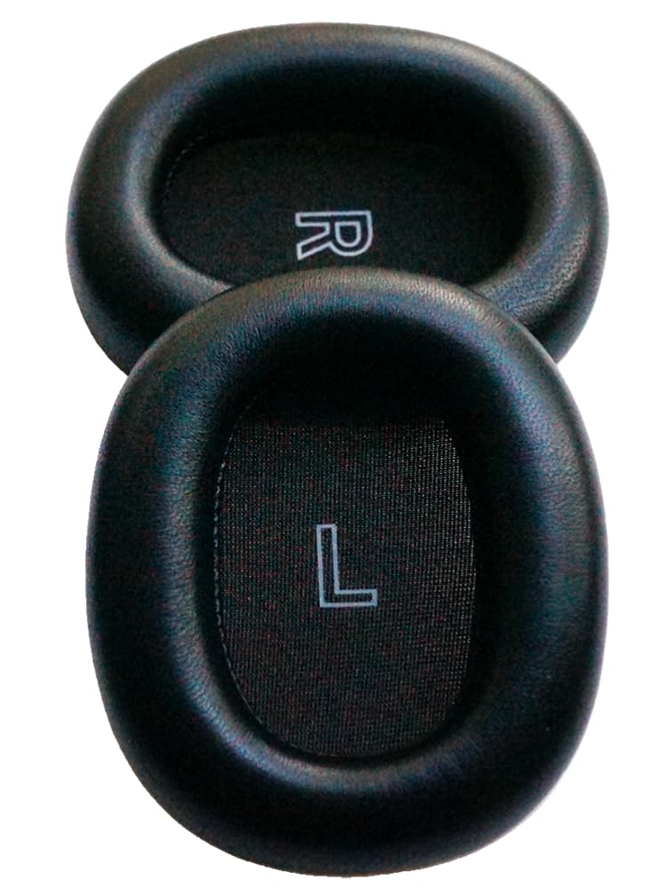 V-MOTA Coussinets compatibles avec les casques Bang & Olufsen Beoplay H95 Premium confortables sans fil (ANC), ne convient pas aux autres modèles B&O (1 paire) (noir)