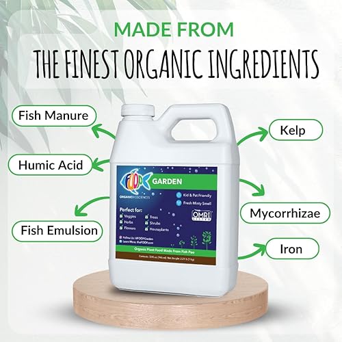 Miniatura 4 de FOOP Garden Nutrientes vegetales orgánicos para verduras hierbas anuales perennes árboles arbustos Contiene nitrógeno fósforo potasio calcio