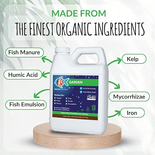 FOOP Garden - Fertilizante Orgánico Líquido para Plantas con Estiércol de Pescado miniatura 4