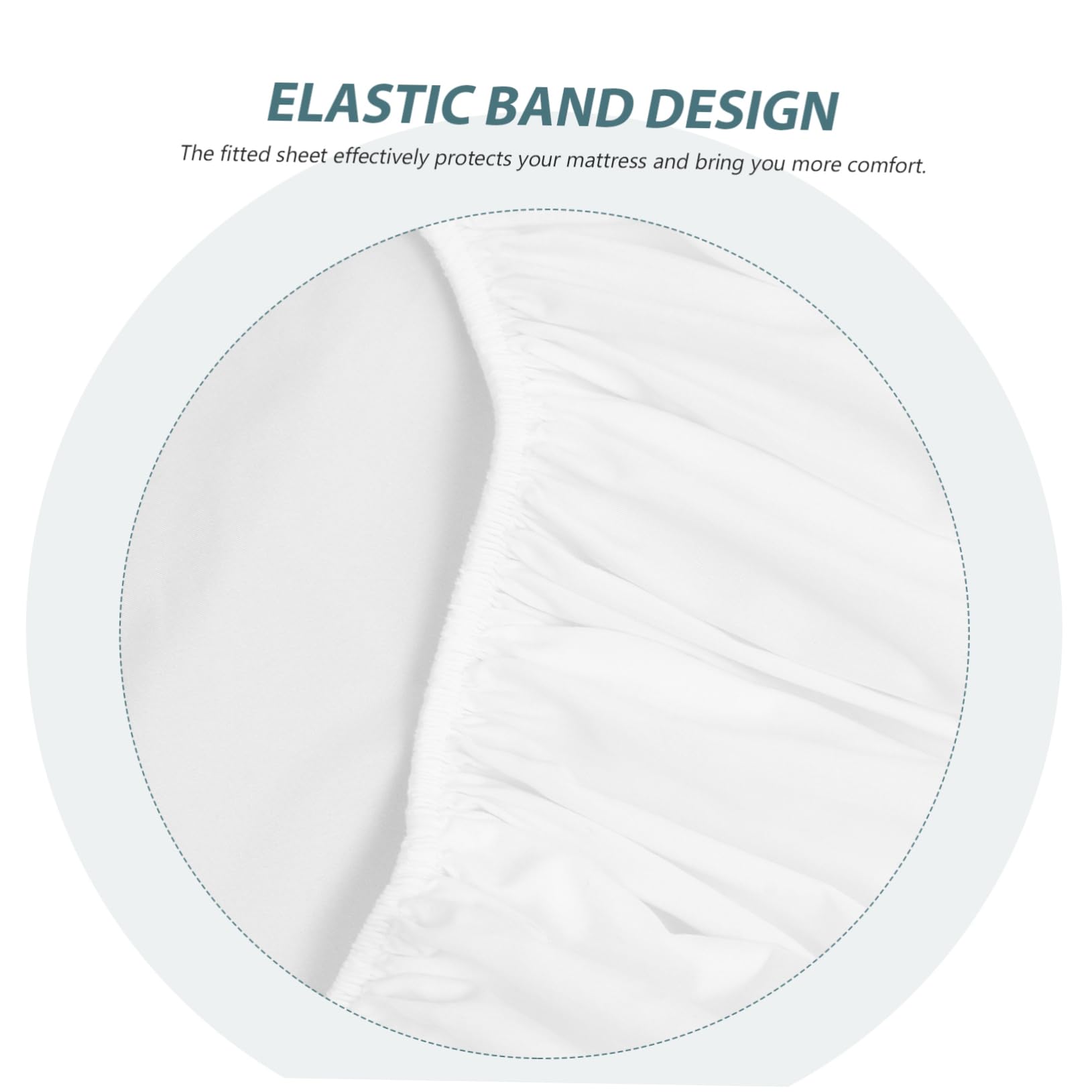 SOLUSTRE Proteggere Materasso Morbido e Traspirante Bianco in Cotone Bordo Elasticizzato in Casa e Hotel