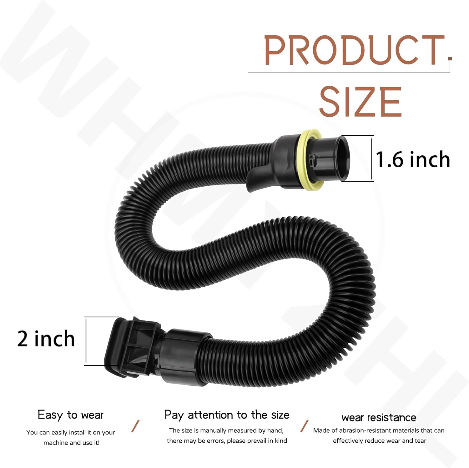 Replacement Hose for Bissell Pet Hair Eraser Vacuums 2461, 24613, 24619, 2281, 2281K, 22813, 22814, 22818, 2475, 2475N (Not for 2790 Series)