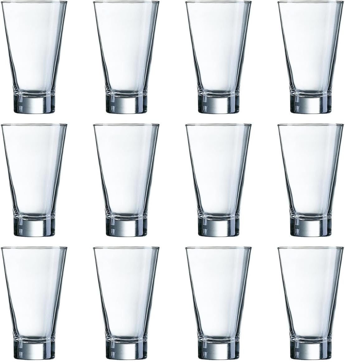 Arcoroc ARC 79736 Shetland Long Drink Glass, 220 ml, Glass, Transparent, Pack of 12
