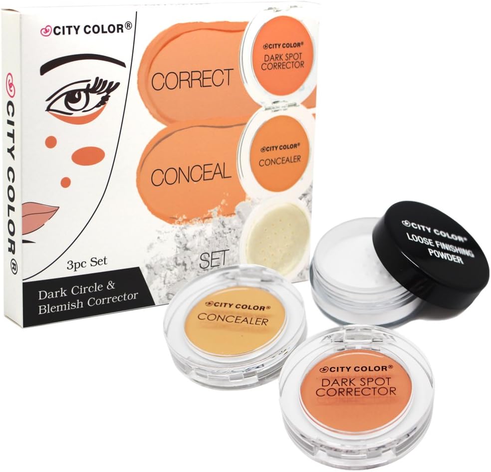 CITY COLOR Concealer, Contour & Highlighter Set (Correct & Conceal 3 pc Set)