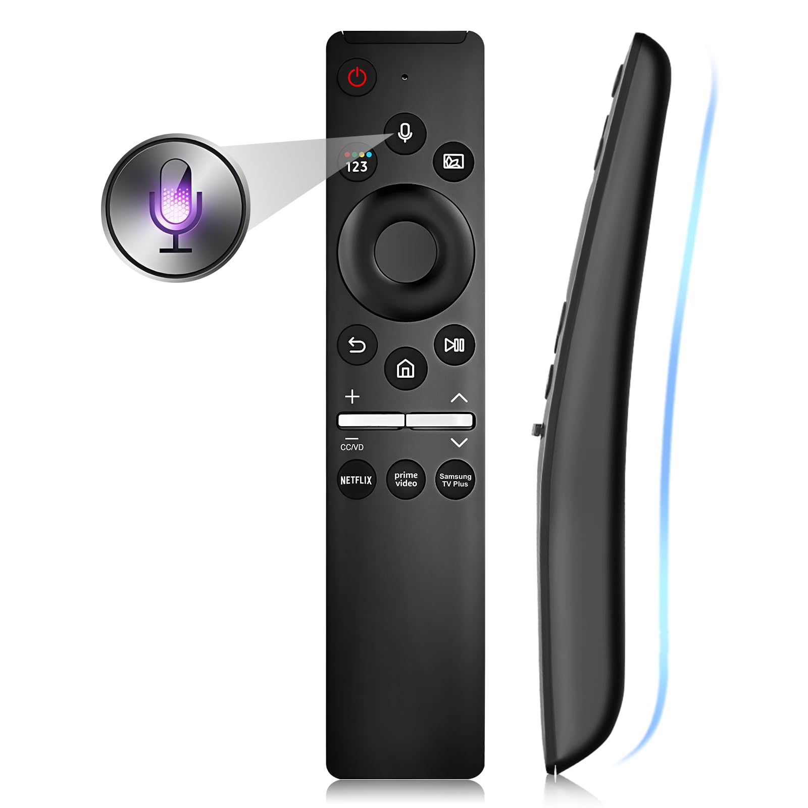 Voice Remote for Samsung Smart TV Remote Control Replacement BN59-01330A Fit for All Samsung Remote with Voice Function for S-amsung Frame Crystal UHD Curved Neo QLED OLED Smart TVs