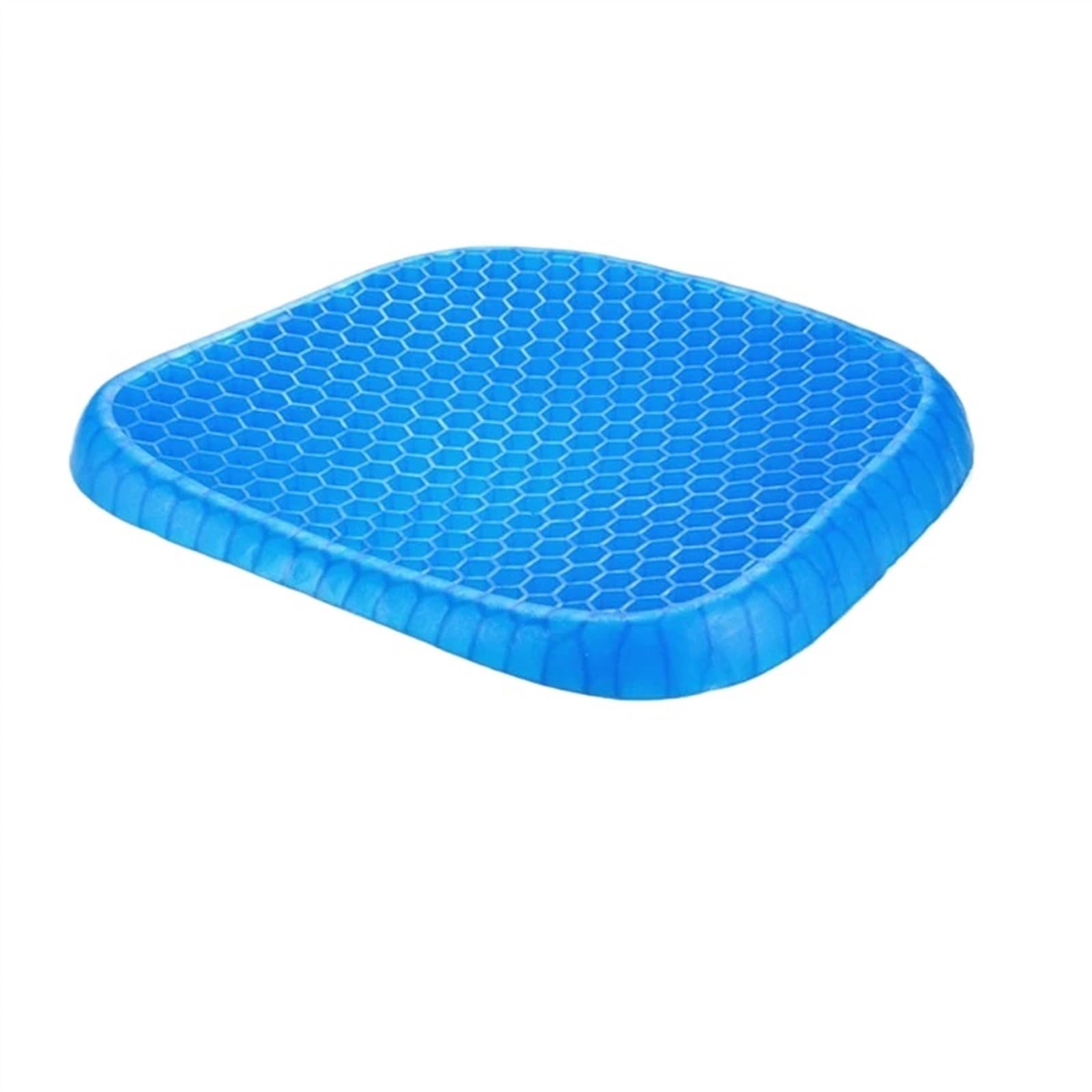 Cojín para coxis Cojín de Asiento Cojín de Gel para Asiento, cojín de Verano para Silla de Alivio, Asiento de Coche, Silla de Oficina, cojín Suave(41x37x4CM)