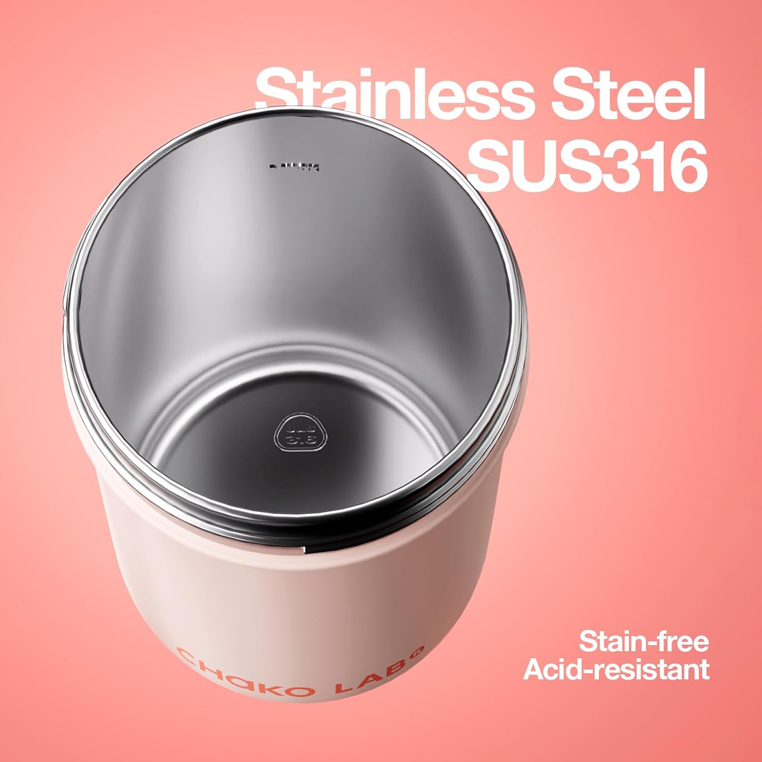 CHAKO LAB Kids Water Bottle with Carrying Rope and Straps | Vacuum Insulated Stainless Steel 16oz for School and Trvels | Two Travel Carrying Options | Strawberry Pink - Image 3