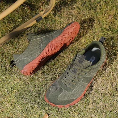 Image of UBFEN Womens Barefoot Shoes Mens Wide Toe Box Zero Drop Minimalist Sneakers | Laces Up, Lightweight, Breathable, Comfortable, Suitable for Walking, Travel, Light Hiking, Trail Running, Tennis, Daily Wear