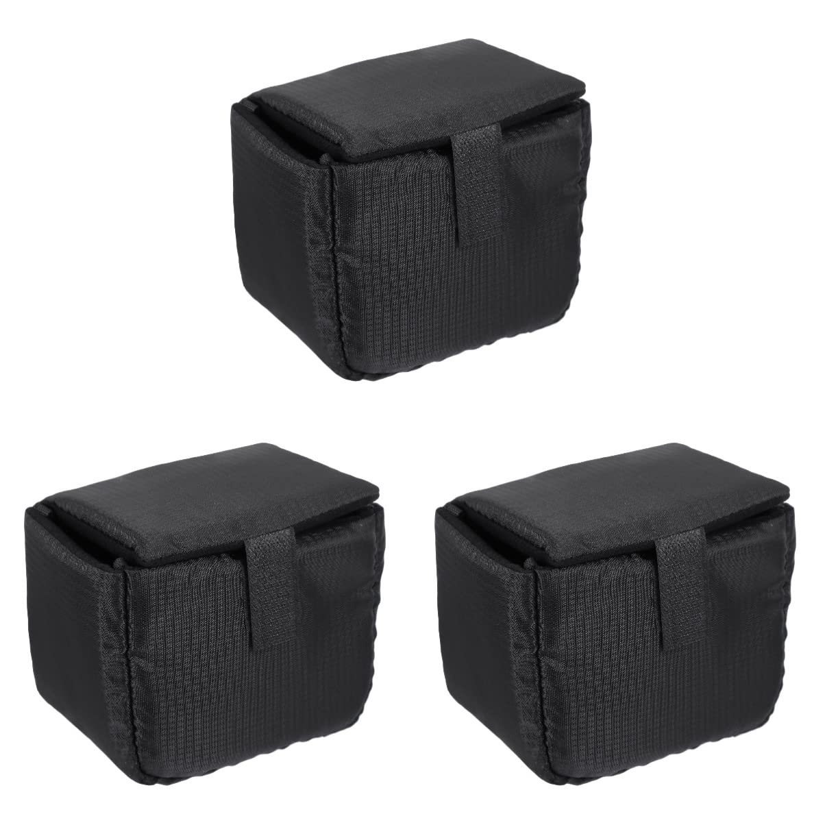 Mobestech 3piezas Funda De Lente De Cámara y Acolchada Estuche Protector para Fotografía Compatible Cámaras DSLR y Accesorios para Viajes y Almacenamiento Seguro