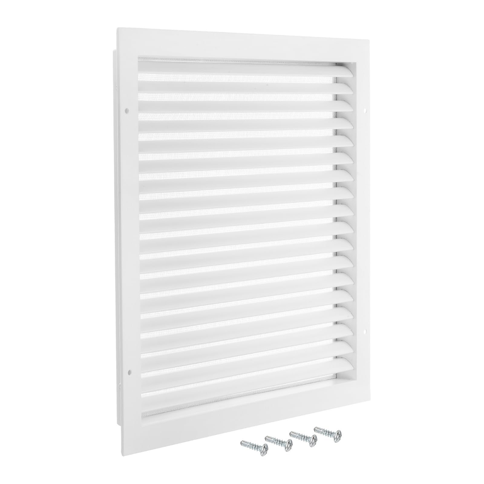 PATIKIL Wall Vents, 16 x 16 Inch for 13.9 x 13.9 Inch Hole, Aluminum Alloy Gable Vent Return Air Grille